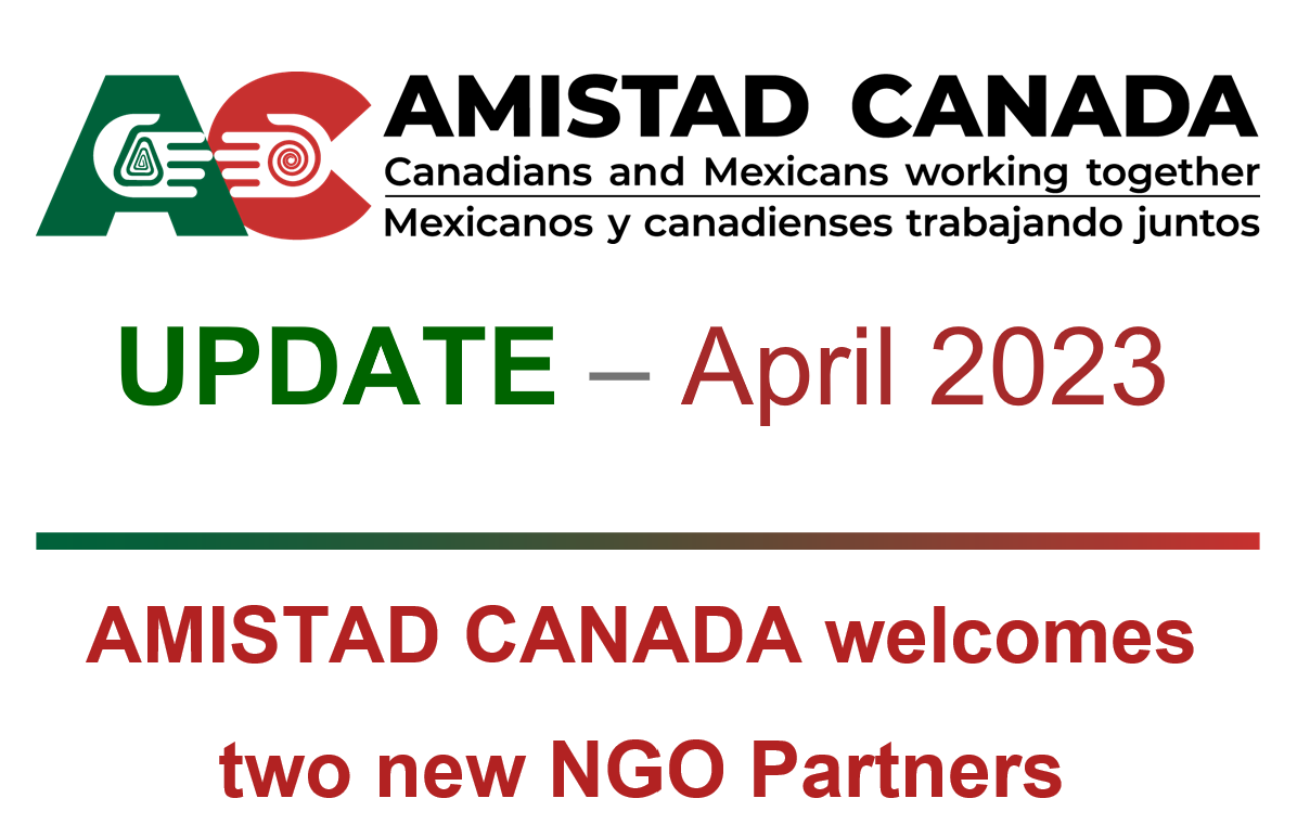Amistad Canada UPDATE – April 2023