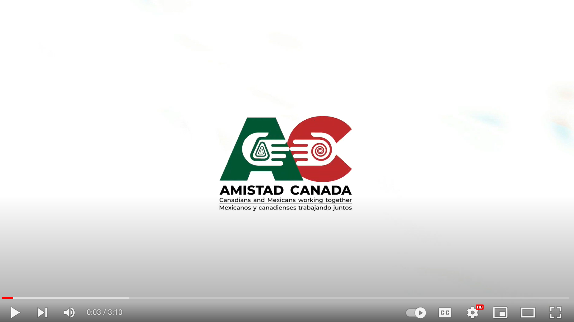 VIDEO AMISTAD CANADA