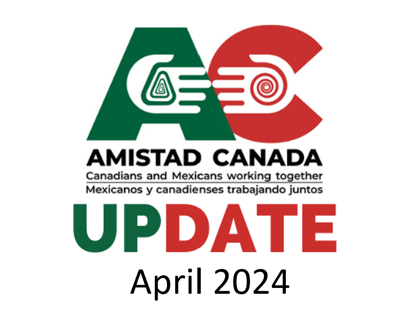 Amistad Canada UPDATE- April 2024